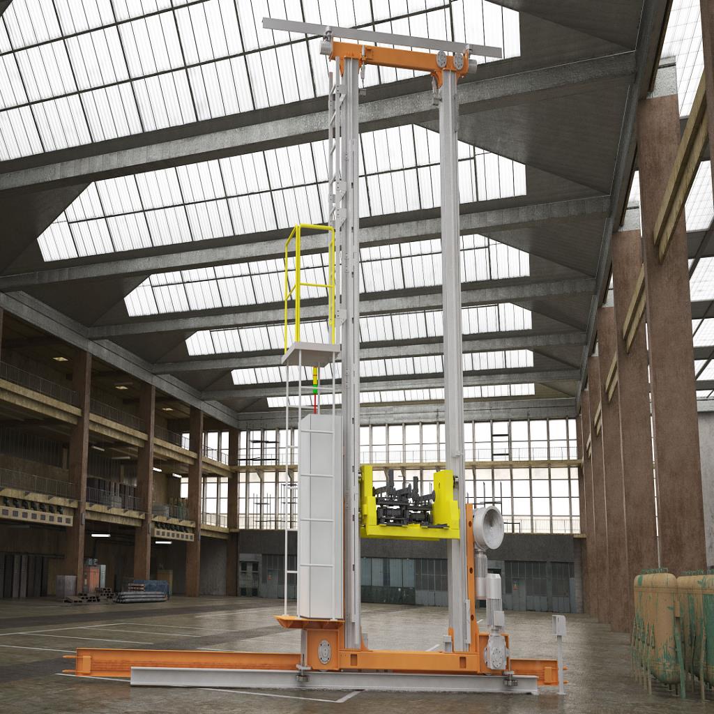 X1-D2001 miniload 雙立柱輕型普通堆垛機